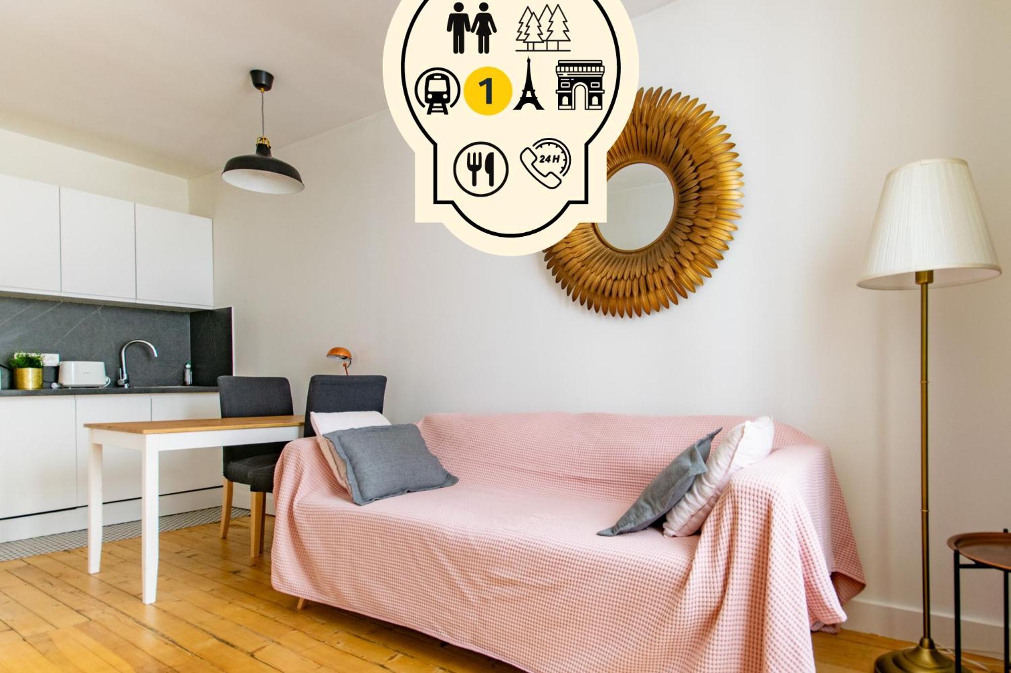 Cosy Au Chateau Et Bois Metro L1 Vincennes Luaran gambar